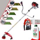 Roçadeira Toyama RT52L 52cc 2HP Com Carretel de Nylon + Lâmina 2 Pontas + Lâmina 3 Pontas + Lâmina 40 Dentes + Lâmina 80 Dentes + ÓLEO STIHL 2T
