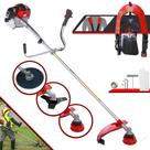 Roçadeira Toyama RT52L À Gasolina 52cc 2HP 10.000rpm Máquina de Corta Grama Completa Com Carretel de Nylon + Lâmina 3 Pontas + Lâmina 80 Dentes