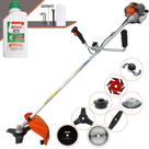 Roçadeira Vulcan VR330-P 33cc 1,2HP 8 Em 1 Com Guidão Anti-Vibração Carretel Nylon e Faca 3 Pontas + Faca 2 Pontas, Faca 6 Pontas, Faca 40 Dentes Vídea, Faca 80 Dentes e Trimmer + Escova + ÓLEO STIHL