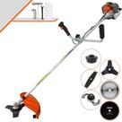 Roçadeira Vulcan VR330P À Gasolina Motor 2T 33cc 1,2HP Alta Rotação e Performance Completa Com Carretel de Nylon e Lâmina 3 Pontas + Lâmina Facão + Disco 40 Dentes de Vídea + Disco 80 Dentes + Trimmer