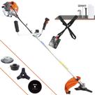 Roçadeira Vulcan VR430P À Gasolina 2T 43cc 1,7HP 10000rpm Podador de Grama Profissional 4 Em 1 Com Guidão Anti-Vibração Carretel de Nylon + Lâmina 3 Pontas + Lâmina 80 Dentes + Escova de Aço 38 Cerdas Roçadeira Vulcan VR430P À Gasolina 2T 43cc 1,7HP 10000rpm Podador de Grama Profissional 4 Em 1 Com Guidão Anti-Vibração Carretel de Nylon + Lâmina 3 Pontas + Lâmina 80 Dentes + Escova de Aço 38 Cerdas