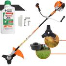 Roçadeira Vulcan VR520H 2T 52cc Ideal Para Uso em Fazendas + Óleo 2 Tempos 8017 Castrol Stihl 500ml