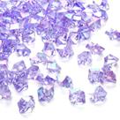 Rochas decorativas: acrílico holográfico roxo DomeStar x150