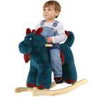 Rocking Horse Rock My Baby Dragon Blue com mais de 18 meses com música Rocking Horse Rock My Baby Dragon Blue com mais de 18 meses com música