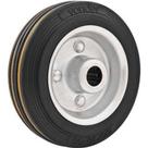 Roda 3" de Borracha Preta VONDER