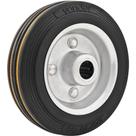Roda 4", de Borracha, Preta, Vonder Roda 4", de Borracha, Preta, Vonder