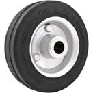 Roda 4" de borracha preta Roda 4" de borracha preta