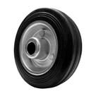 Roda 412 maciça borracha 4 pol 60kg p/ rodízio