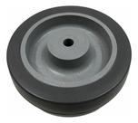 Roda 4pol. 412 BP PVC Cinza Anti Risco 65kg Eixo 5/16
