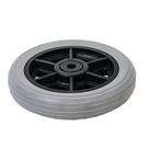 Roda 5 Preta/cinza Aro Nylon Com Pneu Maciço