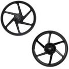 Roda 6 Palitos Titan125 Fan125 2009 2013 Lona Preta Fabreck