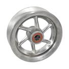 Roda Alumínio Aro 8'' Carrinho Mão Carga Pneus 3,2 E 3,50