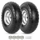 Roda AR-PRO 10" de Borracha Maciça Antifuro Pacote com 2 Roda AR-PRO 10" de Borracha Maciça Antifuro Pacote com 2
