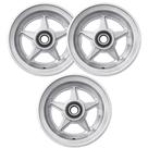 Roda Aro 8 de aluminio com rolamento 6205 300 kg carretinha de moto para pneu 3.50 8, 400 8 3 pcs cobra