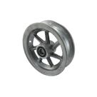 Roda Aro Alumínio 8" com Rolamento 7 Raios - Metal Santos