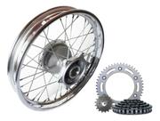 Roda Aro Traseiro Nxr Bros 150 Raio 4mm Com Relação Roda Aro Traseiro Nxr Bros 150 Raio 4mm Com Relação