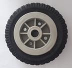 Roda borracha maciça para carrinhos r 250/4 250x4 mf até 120 kgs