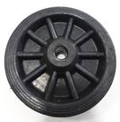 Roda borracha maciça para carrinhos r 82 8x2 br mf até 140 kgs