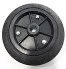 Roda borracha maciça para carrinhos r 92 9x2 br mf até 60 kgs