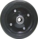Roda borracha maciça para carrinhos r 92 9x2 pmr mf até 150 kgs