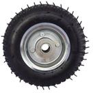 Roda C/ Pneu Aro 2.50-4 Cargo C/ Rolamento PVC 3/4 Ajax