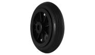 Roda Carrinho Aro 9 Rolete Borracha Macica Completa