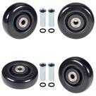 Roda Caster Wheel Juvielich 4 x 3,93 polegadas em PU para carrinho de mão