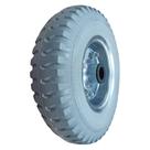 Roda Completa 2.50 X 4 Rolete Macica Pu Eixo 19mm Cinza - AJAX