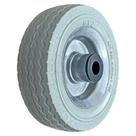 Roda Completa 6 X 2 Rolete Maciça Pu Eixo 16mm Cinza - AJAX