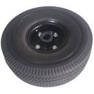 Roda Completa P/Carrinho Mao 350-4 Maciça Preto 7/8 Rolete