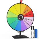 Roda da Sorte EBLIKI 61 cm de Mesa com 12 Compartimentos e Quadro Branco