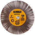 Roda de Aba DEWALT DAFE1H1210 - 7,62cm x 2,54cm x 0,635cm - 120 Grits Roda de Aba DEWALT DAFE1H1210 - 7,62cm x 2,54cm x 0,635cm - 120 Grits