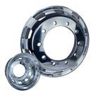 Roda de Alumínio Auto-Brilho BZ pol. Ext Furo Quadrado