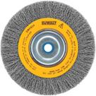 Roda de arame DEWALT de 6 cm de face média crimpada