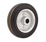 Roda de borracha 3" média 60kg eixo rolamento rolete 12mm núcleo chapa borracha preta - Vonder Roda de borracha 3" média 60kg eixo rolamento rolete 12mm núcleo chapa borracha preta - Vonder