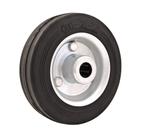 Roda De Borracha 8 Leve 150kg Eixo Rolamento Rolete 20mm Nú