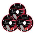 Roda de corte de diamante Revvstark de 4,5 polegadas para metal, pacote com 3 Roda de corte de diamante Revvstark de 4,5 polegadas para metal, pacote com 3