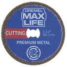 Roda de corte Dremel Max Life EZ506HP 38,1 mm para metal Roda de corte Dremel Max Life EZ506HP 38,1 mm para metal