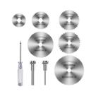 Roda De Corte Rotativa Com Haste De 1/8" E 1/4" Para Tubos De PVC, Madeira E Metal, Chave De Fenda Roda De Corte Rotativa Com Haste De 1/8" E 1/4" Para Tubos De PVC, Madeira E Metal, Chave De Fenda