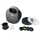 Roda de filtro Astromania 1,25 com 4 filtros de cor para telescópio