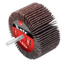 Roda de lixa, com haste para furadeira, grao 40, 80 x 40 x 6mm, 1pc // mtx Roda de lixa, com haste para furadeira, grao 40, 80 x 40 x 6mm, 1pc // mtx