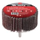 Roda De Lixa Com Haste Para Furadeira Grão60 Acabamento Perfeito 80X40X6mm Uso Profissional Roda De Lixa Com Haste Para Furadeira Grão60 Acabamento Perfeito 80X40X6mm Uso Profissional