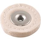 Roda de Pano Disco 25mm para Micro Retífica Polimento - Vonder Roda de Pano Disco 25mm para Micro Retífica Polimento - Vonder