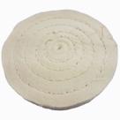 Roda De Pano Disco Para Polir E Lustrar Algodão Branca 15 Cm