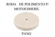 Roda De Pano P POLIMENTO útil Mod. Disco Acessório P Moto Esmeril 4 Pol.