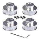 Roda de polia BZ 3D GT2 40 dentes, diâmetro de 8 mm para correia de 6 mm (x4) Roda de polia BZ 3D GT2 40 dentes, diâmetro de 8 mm para correia de 6 mm (x4)