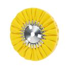Roda de polimento de vias aéreas QZATTCAEN 8 amarela 200 mm 12 Plus 1 peça