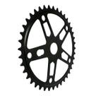 Roda Dentada Vazada Coroa Engrenagem 36 D Preta 2.2mm