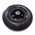 Roda Dianteira 200x50 maciça Preta aro fixo nylon - D500 - Dellamed Roda Dianteira 200x50 maciça Preta aro fixo nylon - D500 - Dellamed