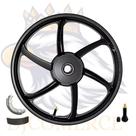 Roda Dianteira Liga Leve Pop 100 110 110i Rodão 2012 Preto